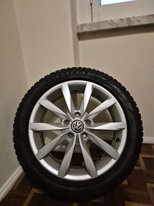 4x Pneus + jantes vw golf tamanho 205/50 R17 NOVOS