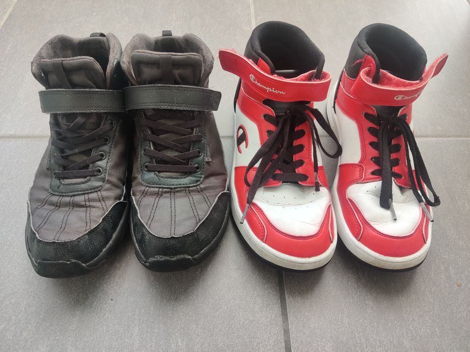Buty dziecięce Champion  40(25,5) oraz z  Decathlon 38(24)