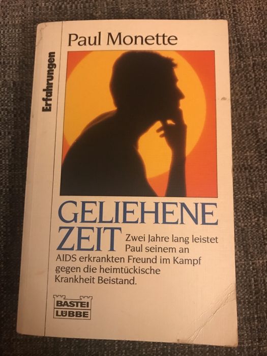 Książka po niemiecku „Geliehene Zeit” Paul Monette