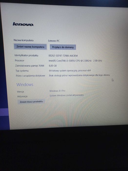 Laptop Lenovo ThinkPad E550   i3/ 8 GB Ram/ 500GB