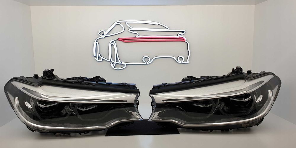 Фары передние Фара правая левая BMW 5 G30 G31 рест до рест разборка