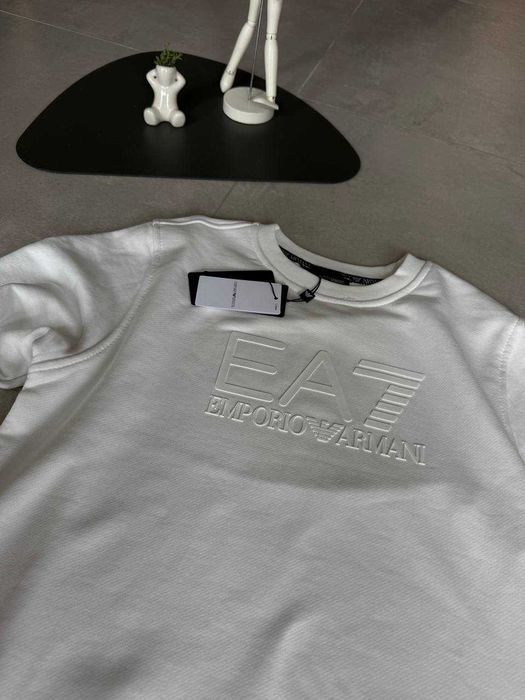 Чоловічий Світшот кофта  Armani армані White