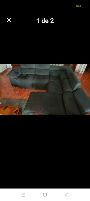 Vendo sofá grande em fibra