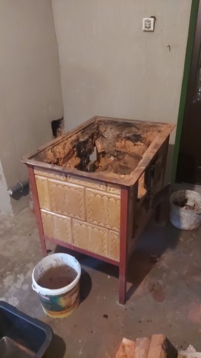 Zdun piece kaflowe czyszczenia rozbiórki przebudowy
