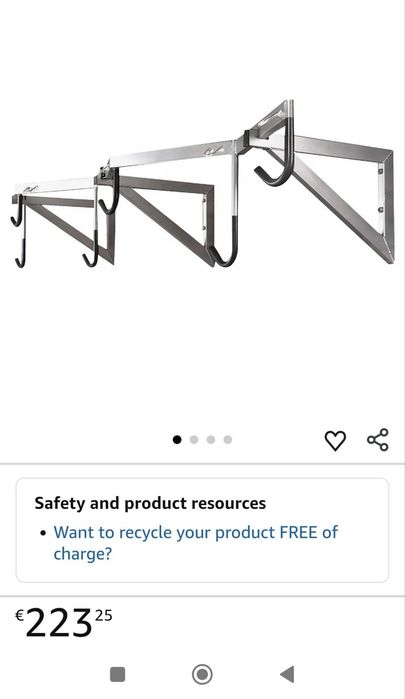 Suporte de parede bicicletas