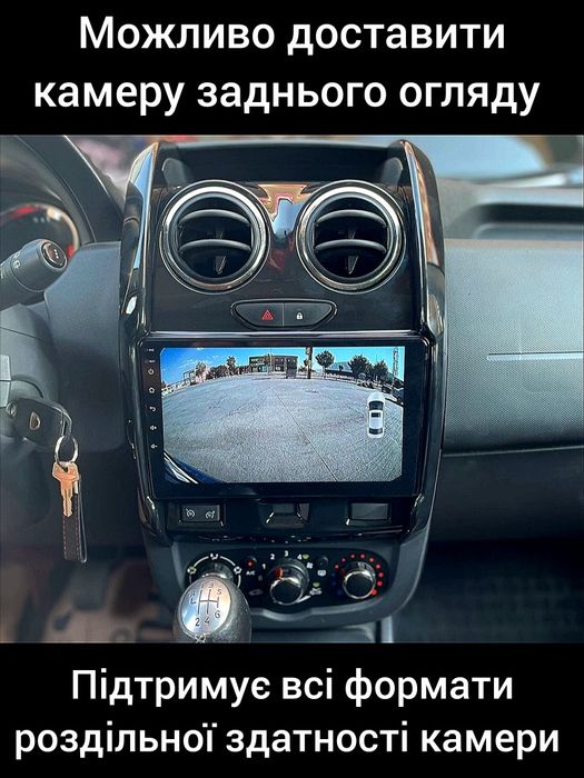 Магнітола Android Dacia/Renault Duster Arkana | Bluetooth GPS WiFi USB
