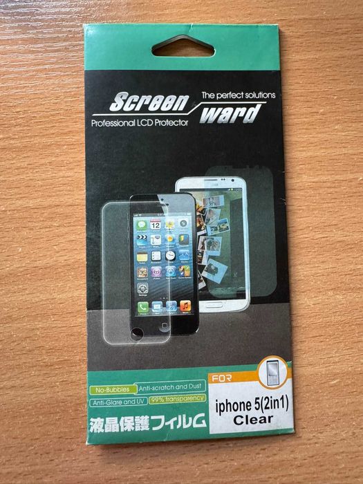 Захисна плівка на iphone 5 ( Нова).
В упаковці йде 2 шт.