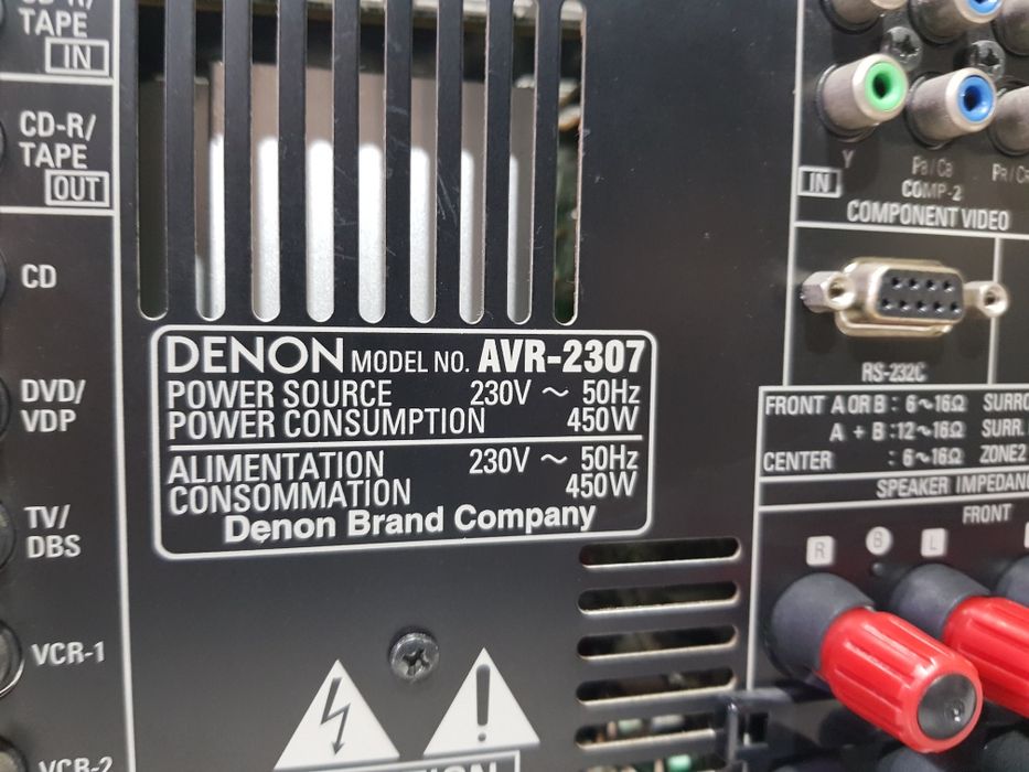 Пульт! 7.1 AV ресивер  Denon AVR-2307, 7х135Вт,HDMI  б/у з Німеччини