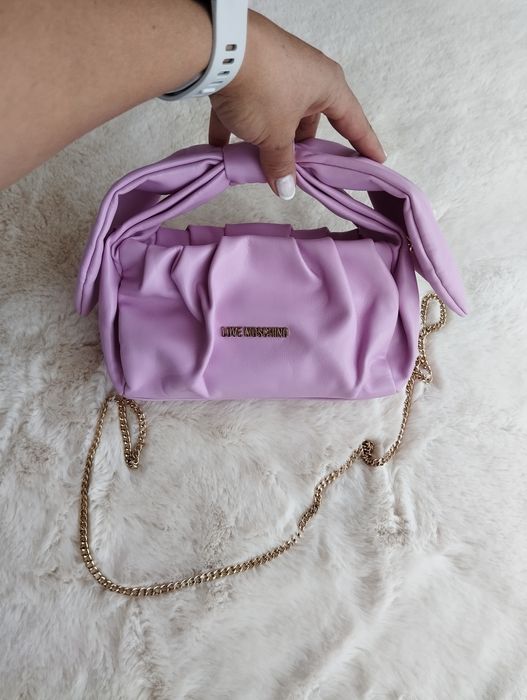 Mala love moschino rosa/lilás