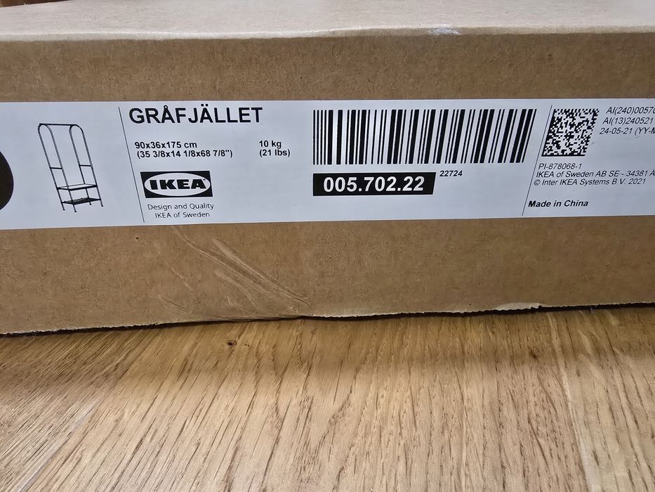Nowy stojak szafa na ubrania garderoba Ikea Grafjallet