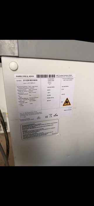Lada chłodnicza – sprawna, bardzo dobry stan