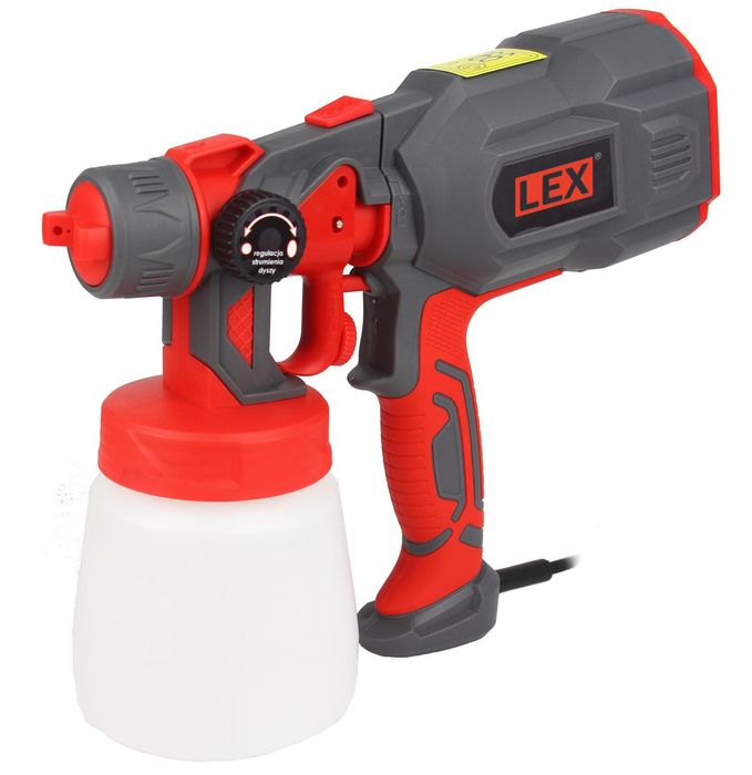 Краскопульт электрический LEX LXES01, краскораспылитель 550Вт