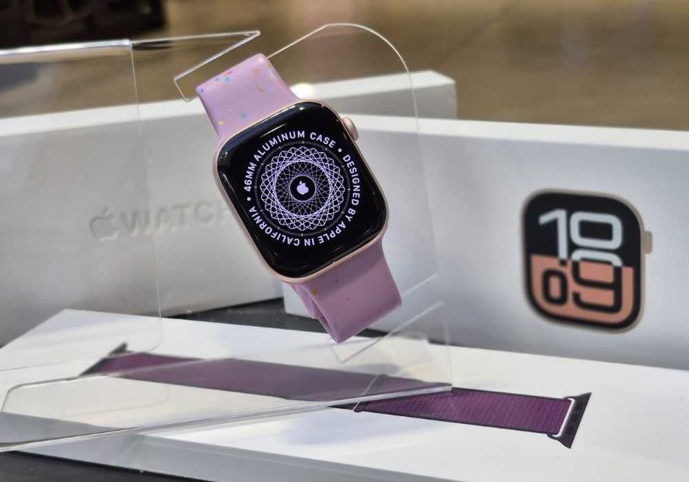 Apple Watch 10 - 46 mm | stan IDEALNY | Kondycja 100 % | Rose Gold