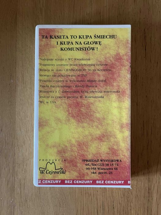 Cejrowski - Ciemnogród VHS - Unikat!