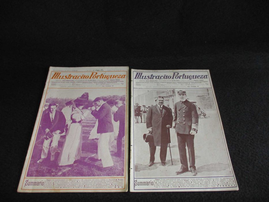 Livro Revista Ilustração Portuguesa 2ª Série 1907 a 1924 Revistas