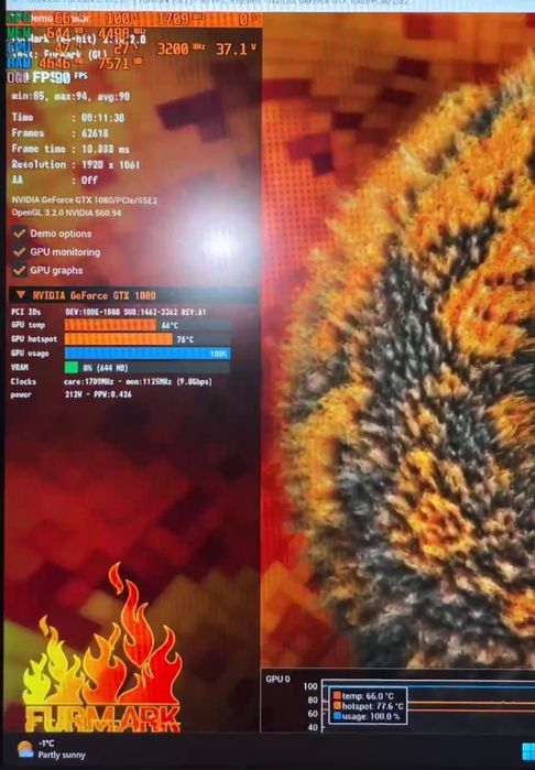 Відеокарта MSI GTX 1080 Gaming X 8GB