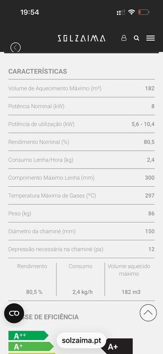 Novo - Solzaima Urano Eco 60 Recuparador