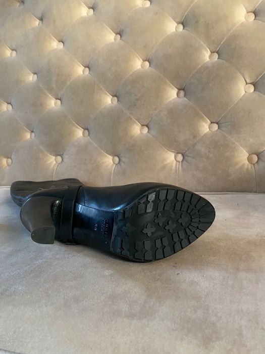 Сапоги кожаные женские, новые , весна - осень, Италия, 39 размер