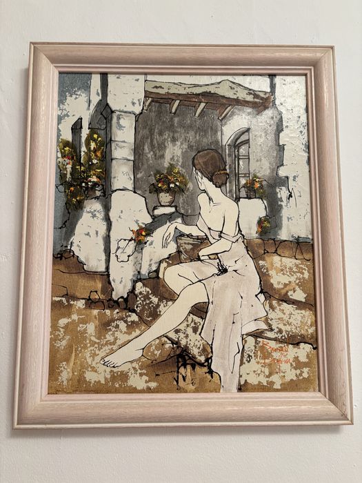 Quadros antigos e molduras