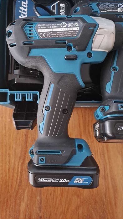 MAKITA комплект шуруповерт + дриль