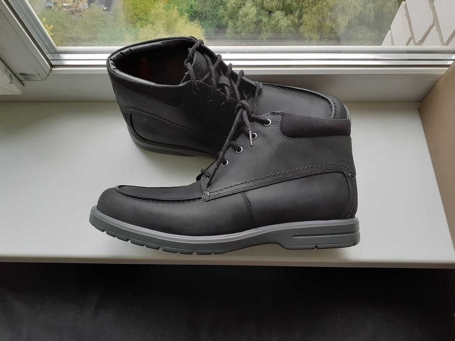 Clarks Waterproof Кожаные водонепроницаемые деми ботинки Оригинал 29см