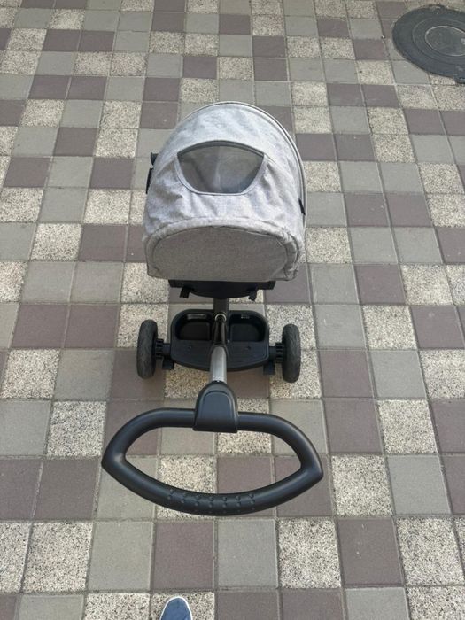 Дитячий велосипед з батьківською ручкою kinderkraft easy twist