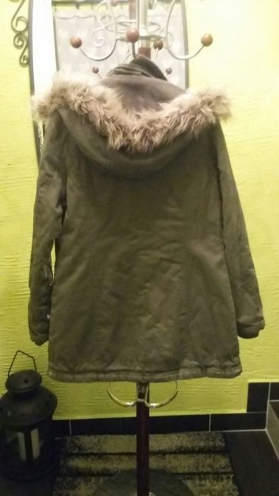 Kurtka parka khaki/oliwka 34 (XS)