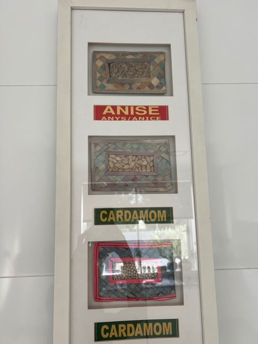 Quadro decorativos de especiarias