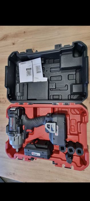 Klucz udarowy Parkside 20V, PASSP 20-Li B4+ładowarka+2x aku. GWARANCJA