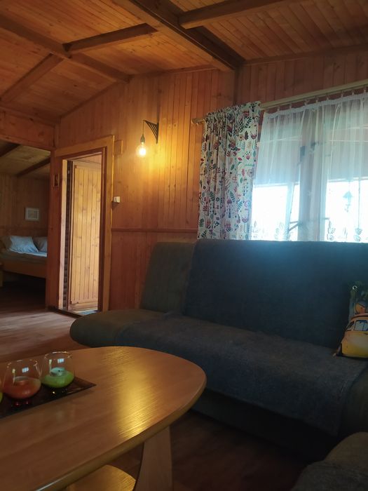 Domek nad jeziorem. Kajak, łódka. Ślesin, Licheń.