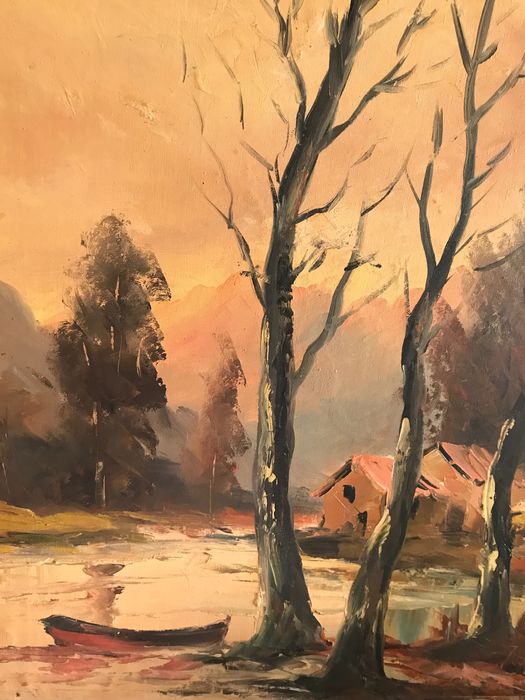 Óleo sobre tela 57 x 59 cm