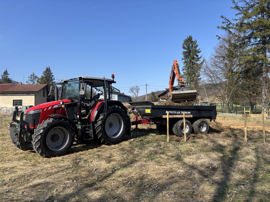 Wywoz ziemi gruzu załadunek transport 4x4