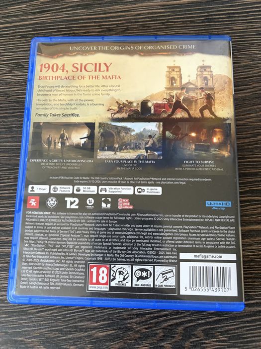 Mafia The Old Country PS5