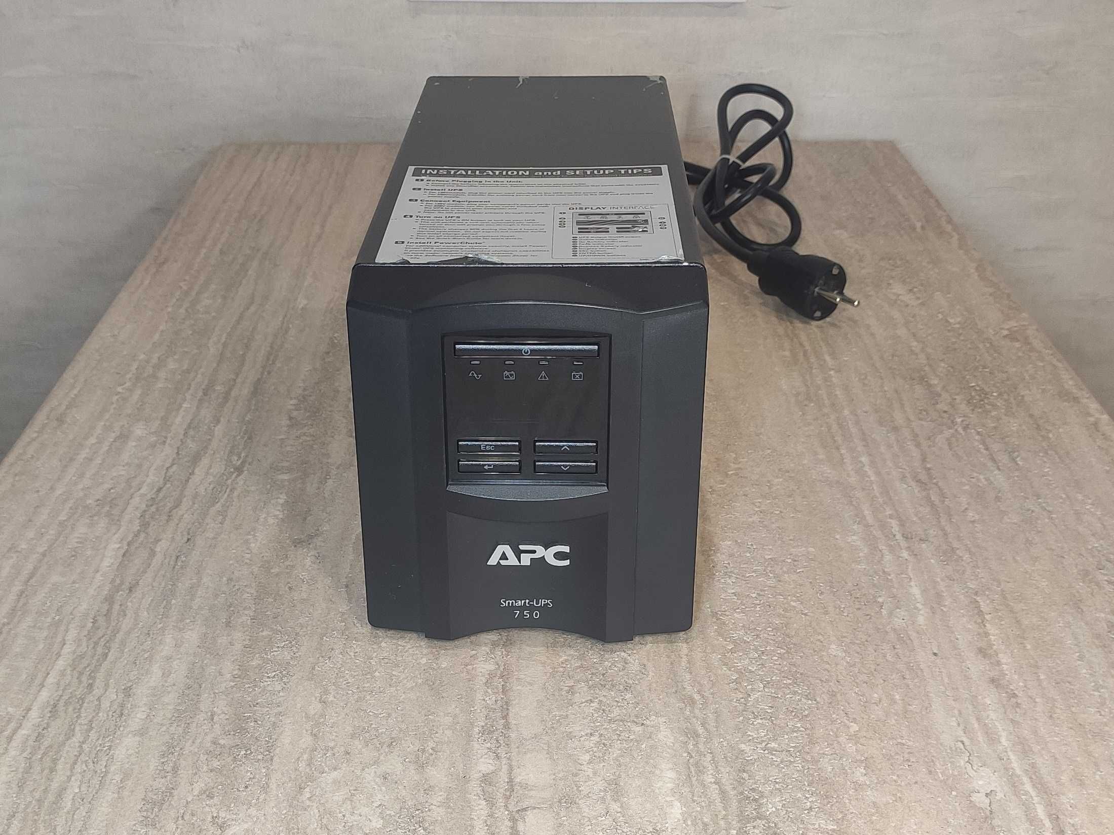 APC Smart-UPS 750 VA LCD (SMT750I) USB чиста синусоїда AVR: 1 199 грн ...
