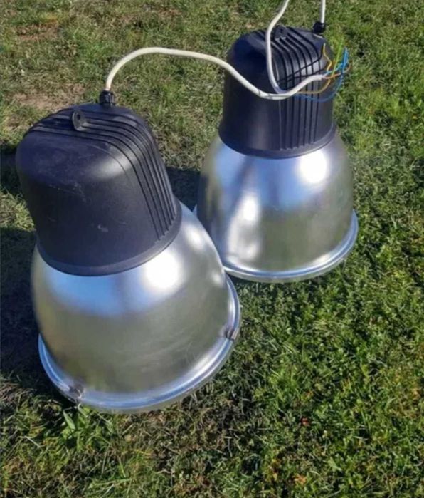 Lampy wiszace duze przyslowe hale garaze wiaty lokale