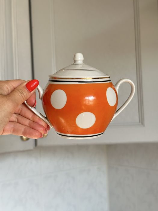 Посуд ссср, совецкий, сахарниця, чайник єгипетський