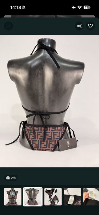 Купальник жіночий роздільний Gucci Dior Chanel Fendi