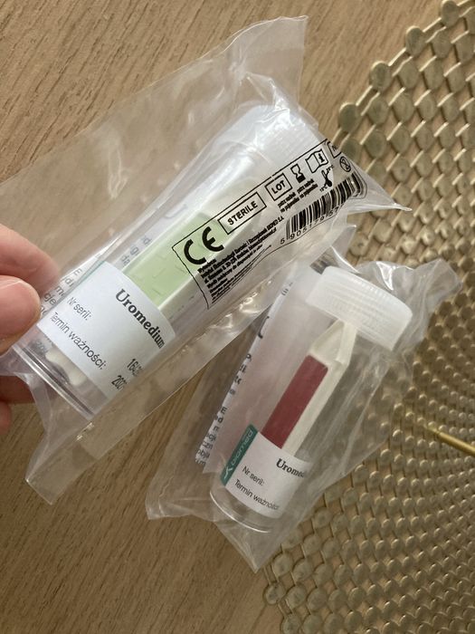 2 x pojemnik na posiew moczu