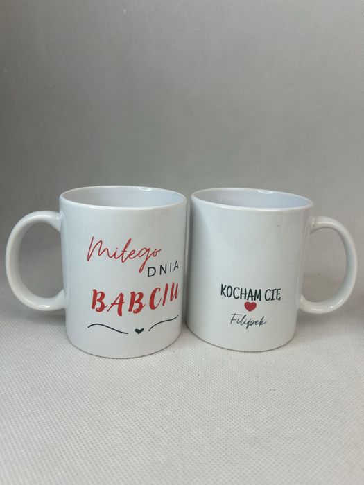 Kubek na dzień babci z podpisem