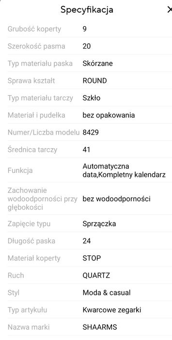 Zegarek męski plus bransoletki