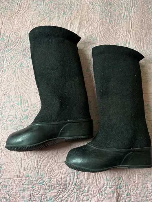 Валянки биті шерстяні з галошами