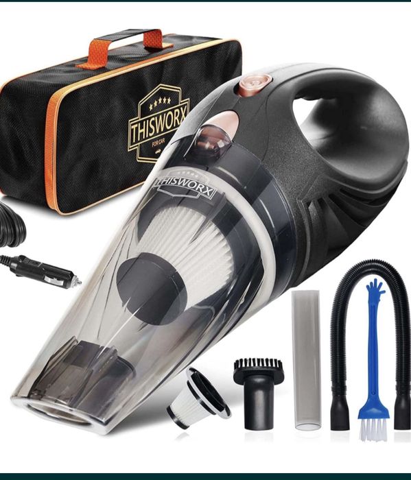 Odkurzacz ręczny na sucho i mokro do samochodu, domu