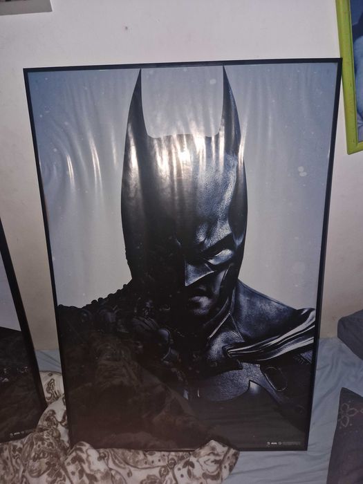 Quadros originais, do jocker e do batman.