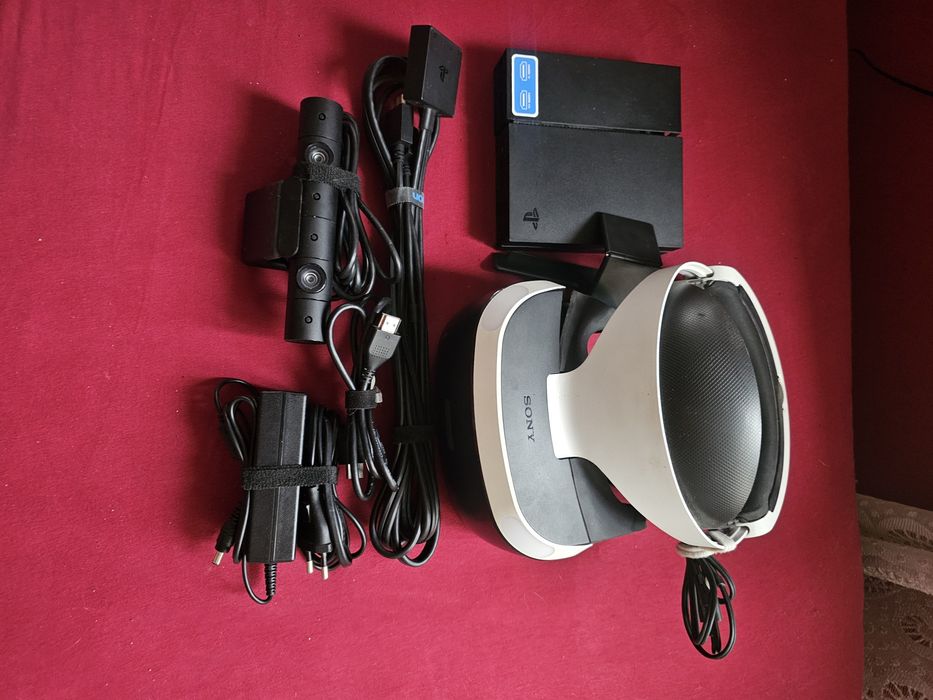 ZESTAW Playstation 4 pro gogle vr kontrolery ruchu pistolet i gry