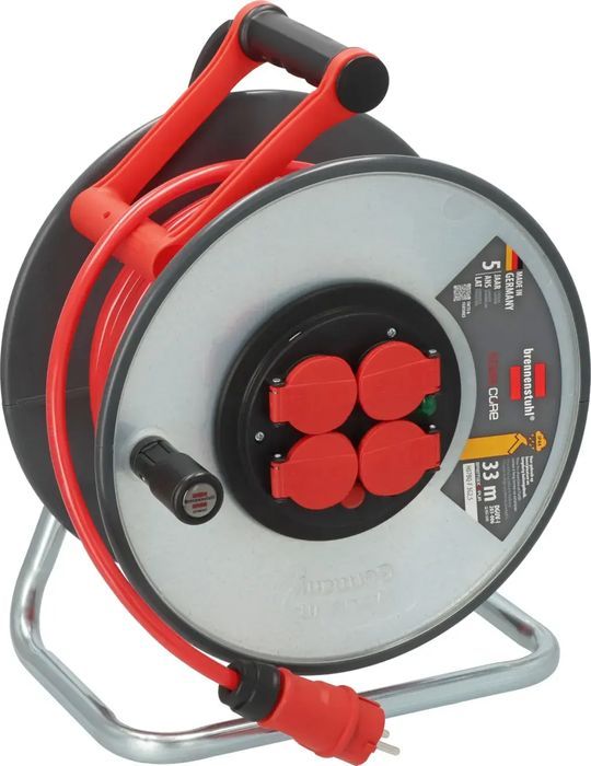 Brennenstuhl Steelcore Sc 3214 Przedłużacz Bębnowy 33M 3G2,5 Ip44