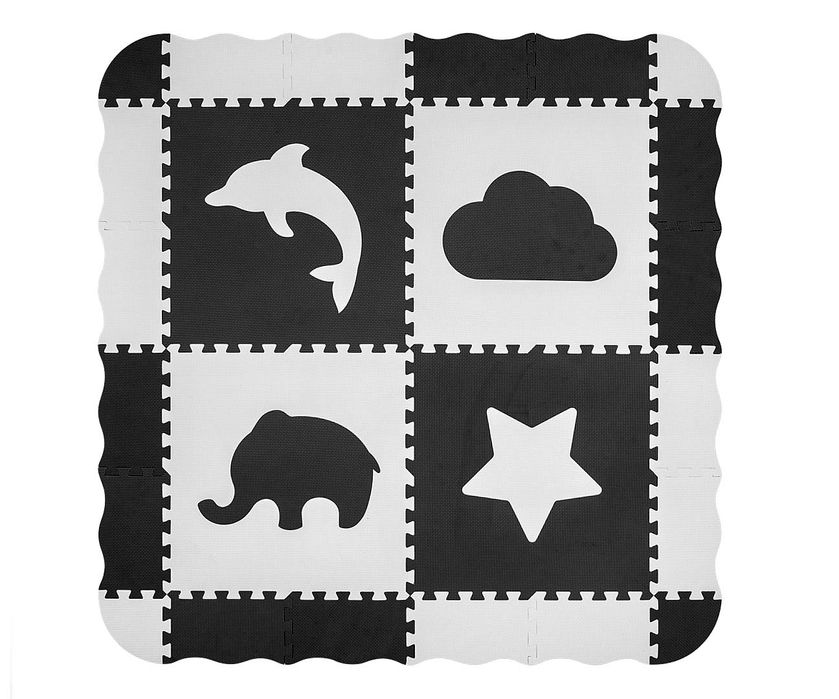 Mata Piankowa Puzzle Jolly 2x2 Szara Milly Mally Zabawka Edukacyjna Grube Panele Bezpieczna Dla Dzieci Do Zabawy Na Podłodze