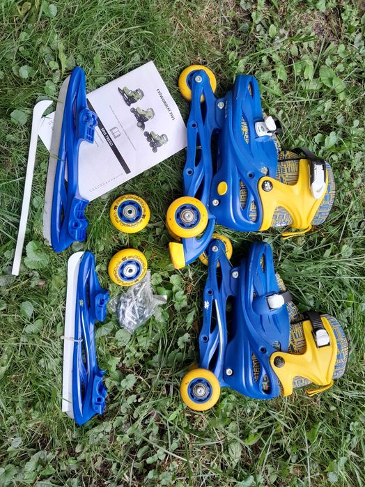 Łyżworolki łyżwy rolki 34-37