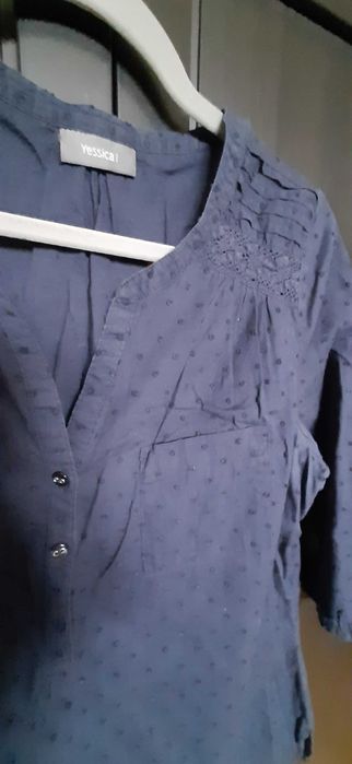 bluzka granatowa damska