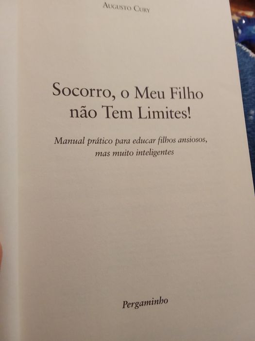 Socorro, o meu filho não tem limites livro Novo, não foi lido