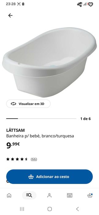 Banheiras bebé Ikea